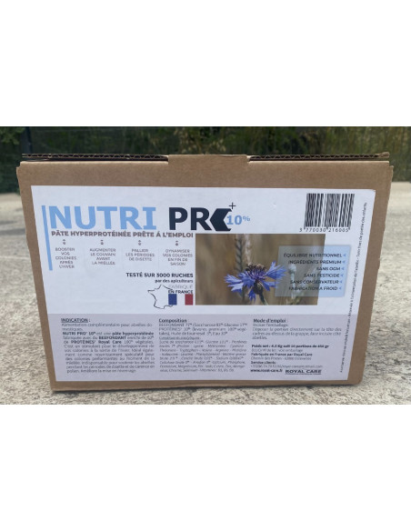 Nutri Pro 10% - Pâte hyperprotéinée prête à l'emploi pour abeilles