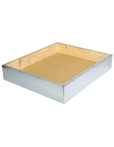 Toit Bois Tôle isolé pour ruche Dadant 10 cadres